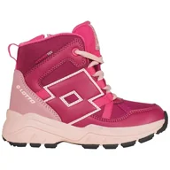 Buty dla dziewczynek - Lotto VORIX TEX T Unisex Kids półdługie kozaki, DK.RED/PINK, 37 EU, Dk Red Pink, 37 EU - miniaturka - grafika 1