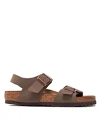 Buty dla chłopców - Birkenstock Sandały New 87781 D Brązowy - miniaturka - grafika 1