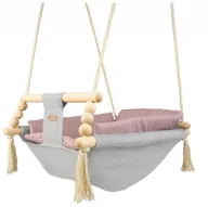 Leżaczki i huśtawki - Leżaczek Bujak Bujaczek Hamak Hamaczek Huśtawka Kołyska Z Kołderką Leżaczek Bujak Bujaczek Hamak Hamaczek Huśtawka Kołyska Z Kołderką (Kolor: Srebrn.. - miniaturka - grafika 1