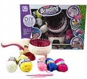 Prace ręczne dla dzieci - TKANIE DLA DZIECI ZESTAW DLA POCZĄTKUJĄCYCH MASZYNA MŁYNEK DZIEWIARSKI - miniaturka - grafika 1