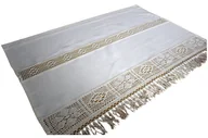 Firany - Firanka Z Wstawką Szydełkową 70/100 Beżowa Zazdros - miniaturka - grafika 1