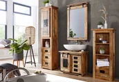 Meble łazienkowe - Zestaw Do Łazienki Railway Mango Woskowane B 8500 - miniaturka - grafika 1