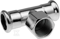 Łączniki, trójniki, kształtki - Trójnik GW Steel - 35 Rp1/2" - miniaturka - grafika 1