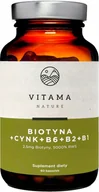 Witaminy i minerały - VITAMA NATURE BIOTYNA CYNK WITAMINA B6 B2 B1 - miniaturka - grafika 1