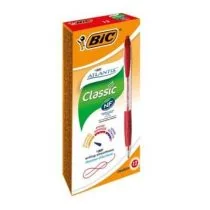 BIC Clic druku długopis Atlantis Classic, 0.4 MM, pudełka po 12 sztuk, czerwony 887133 - Długopisy - miniaturka - grafika 2