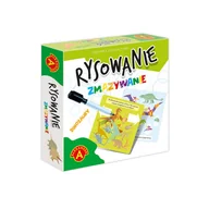 Kolorowanki, wyklejanki - Alexander, Zestaw Rysowanie Zmazywanie Dinozaury - miniaturka - grafika 1