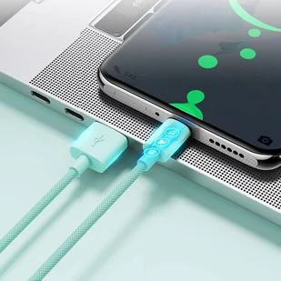 Joyroom kabel przewód USB - Lightning do ładowania / transmisji danych 1m zielony (S-1030M13) - Kable USB - miniaturka - grafika 6