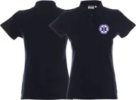 Odzież robocza - Promostars LPP - Koszulka Polo damska PAŃSTWOWE RATOWNICTWO MEDYCZNE granatowa - miniaturka - grafika 1