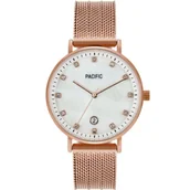Zegarki damskie - Różowozłoty damski zegarek PACIFIC X6090-04 - miniaturka - grafika 1