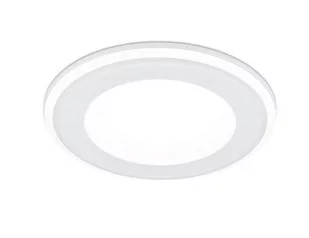 Trio Aura Biały mat LED 10W śr. 14,8cm 3000K Oprawa wpuszczana 652410131 - Lampy sufitowe - miniaturka - grafika 1