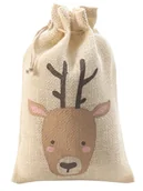 Zabawki kreatywne - Folia Worek jutowy w kolorze brązowym - 25 x 17 cm - miniaturka - grafika 1