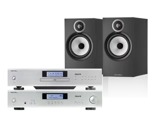 Rotel A11 Tribute (srebrny) + CD11 Tribute (srebrny) + 606 S3 (czarny) - Zestawy stereo - miniaturka - grafika 1