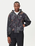 Bluzy męskie - adidas Bluza Camo JY2775 Szary Loose Fit - miniaturka - grafika 1