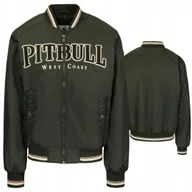 Kurtki męskie - PITBULL WEST COAST KURTKA MĘSKA PIKOWANA PRZEJŚCIOWA DETROIT ZIELONA 3XL - miniaturka - grafika 1