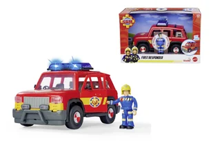 Strażak Sam Jeep 4x4 pierwsza pomoc Simba - model lub pojazd - Samochody i pojazdy dla dzieci - miniaturka - grafika 1