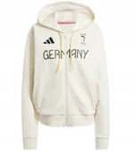 Bluzy damskie - adidas Team Germany, bluza damska z kapturem, rozmiar L - miniaturka - grafika 1