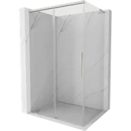 Kabiny prysznicowe - Mexen Rox L kabina prysznicowa rozsuwana 110 x 100 cm, transparent, nikiel szczotkowany - 8C2L-110-100-97-00 - miniaturka - grafika 1