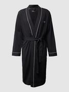 Szlafroki męskie - Szlafrok z paskami w kontrastowym kolorze model ‘Kimono BM’ - miniaturka - grafika 1