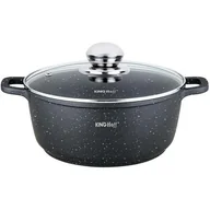 Garnki - Kinghoff Lumarko Kinghoff garnek marmurowy 24cm kh-1595 4,5l! KH-1595 Kinghoff - miniaturka - grafika 1