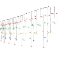 Oświetlenie świąteczne - Lampki zewnętrzne kurtyna 175 LED wielokolorowe - miniaturka - grafika 1