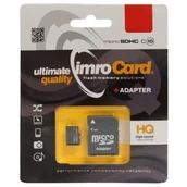 Karty pamięci - IMRO MicroSD 64GB UHS-I + adapter (KOM000517) - miniaturka - grafika 1