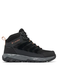 Columbia Trekkingi Strata Trail™ Mid WP Boot 2076861 Czarny - Buty trekkingowe męskie - miniaturka - grafika 1
