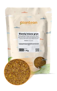 Siemię lniane grys 1kg - Bakalie - miniaturka - grafika 1