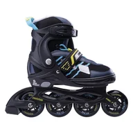 Rolki - Dziecięce Rolki fitness COOLSLIDE MERON YB M000242842 – Czarny - miniaturka - grafika 1