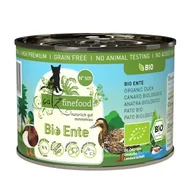 Mokra karma dla kotów - Catz finefood karma mokra dla kota organic adult Nr 505 Kaczka 24x200 g - miniaturka - grafika 1