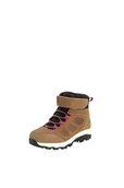 Buty dla chłopców - Jack Wolfskin Dzieci uniseks VOJO LT TEXAPORE MID K buty na zewnątrz, Brąz/Różowy, 34 EU - miniaturka - grafika 1