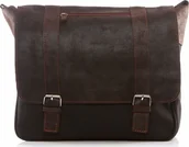 Teczki i aktówki - Belveder Torba studencka listonoszka męska RETRO BV64 - miniaturka - grafika 1