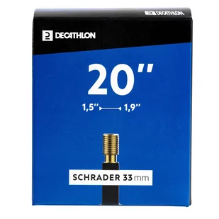 Dętka Rowerowa 20"X1,5-1,9 Z Wentylem Schrader - Dętki rowerowe - miniaturka - grafika 1