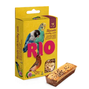RIO Biszkopty z nasionami dla ptaków 5x7g [22180] - Przysmaki dla ptaków - miniaturka - grafika 1