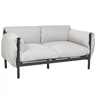 Sofa ogrodowa 2-osobowa jasnoszara ESPERIA - Sofy ogrodowe - miniaturka - grafika 1