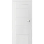 Drzwi wewnętrzne - ARTENS Drzwi wewnętrzne bezprzylgowe pełne Parma biała 80 lewe - miniaturka - grafika 1