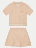 Spódnice - Guess Komplet bluzka i spódnica K5RG04 Z37L1 Różowy Regular Fit - miniaturka - grafika 1