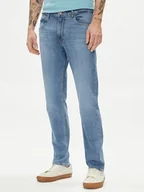 Spodnie męskie - Lee Jeansy Rider 112352845 Niebieski Slim Fit - miniaturka - grafika 1