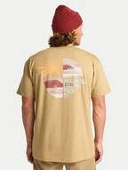 Koszulki męskie - Billabong T-Shirt Twin Fin EBYZT00362 Beżowy Regular Fit - miniaturka - grafika 1