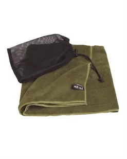 Mil-Tec Serwetka de Toilette microfibres 100 X 50 Vert armia  Miltec 16011101 - Akcesoria turystyczne - miniaturka - grafika 1