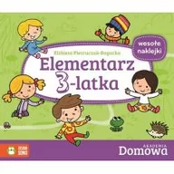 Książki edukacyjne - Zielona Sowa Elementarze 3-latka Domowa Akademia - Elżbieta Pietruczuk-Bogucka - miniaturka - grafika 1