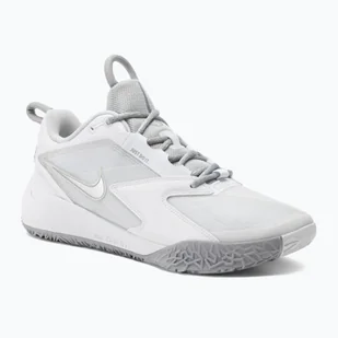 Buty siatkarskie Nike Zoom Hyperace 3 photon dust/mtlc silver-white - Buty sportowe męskie - miniaturka - grafika 1