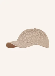 Calvin Klein Czapka Z Daszkiem beige - Czapki damskie - miniaturka - grafika 1