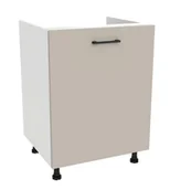 Szafki kuchenne - Szafka Dolna Pod Zlew Presto 60X82 Cm Płyta Laminowana Biały/Kaszmir - miniaturka - grafika 1