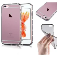 Etui i futerały do telefonów - Pokrowiec Ochronny Do Apple iPhone 6 / 6S w PRZEZROCZYSTY CZARNY Etui Rhinestone Obudowa Case Cover Cadorabo - miniaturka - grafika 1