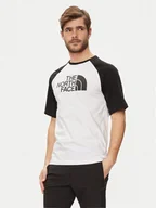 Koszulki męskie - The North Face T-Shirt Easy NF0A87N7 Biały Regular Fit - miniaturka - grafika 1