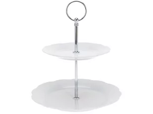 Orion Patera 2 piętrowa na ciastka ciasto porcelana 150169 - Tace i patery - miniaturka - grafika 1