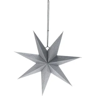 Papierowa gwiazda 45 cm jasnoszara - Ozdoby bożonarodzeniowe - miniaturka - grafika 1