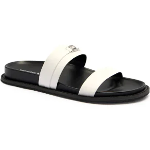 Michael Kors Skórzane klapki MANDY - Klapki i japonki damskie - miniaturka - grafika 1