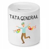 Skarbonki - SKARBONKA DLA TATY OJCA TATA GENERAŁ PREZENT z Nadrukiem ze Zdjęciem - miniaturka - grafika 1