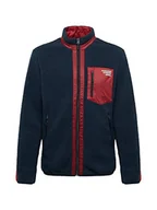 Kurtki męskie - JACK & JONES Jorwillow Stand Collar kurtka męska, Niebieski (Navy Blazer Navy Blazer), L - miniaturka - grafika 1